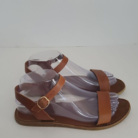 Windsor Smith Keira Ankle Strap Leather Sandal Size 7 30142 - Picture 1 of 8